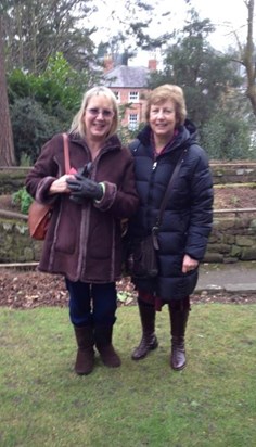 Di and Pam in Chester a few years back
