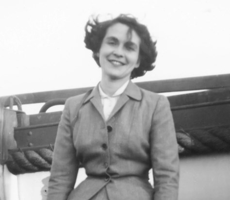 Mum on honeymoon in Ireland - 1953