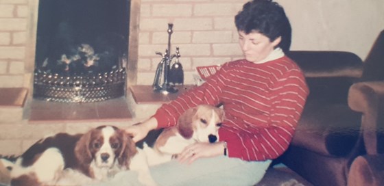 Lovely photo of Beryl, probably taken early 1980s. Happy memories of holidays in Wales.