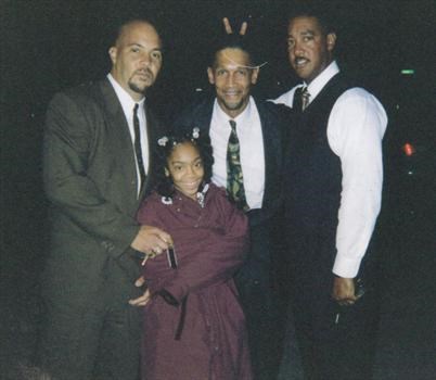 Kippy (center) with Brothers Lenny, Mikey and niece Brittney