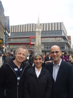 Leicester 2009:  with Andy Hinton and Alastair McDonald