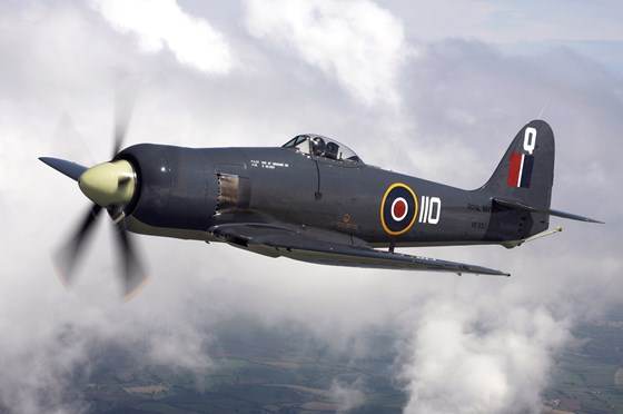 Hawker Sea Fury FB11 Harry's favourite aircraft and the type he flew with 807 Naval Air Squadron in Korea 