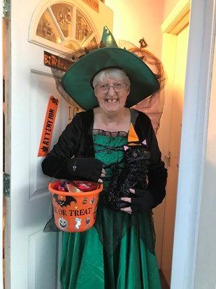 Our Beautiful Mum, The Old Witch. Halloween was one of her favourite nights of the year. 