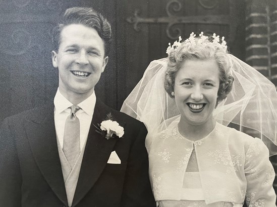 Gloria and Michael’s Wedding 6th July 1957