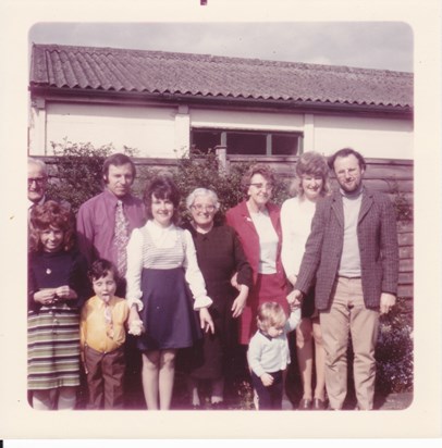 John, Jean, Denise & Ian at Potters Bar around 1972