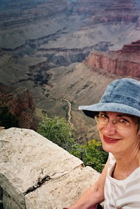 Carole at the Grand Canyon