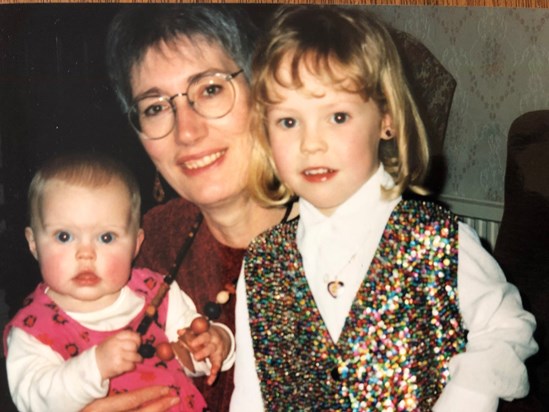 Carole with her nieces, Charlotte & Jessica