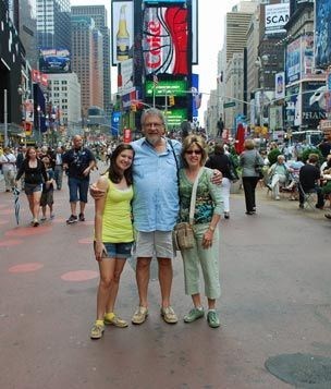 Katie Dick & Ruth at Times Square June 2010