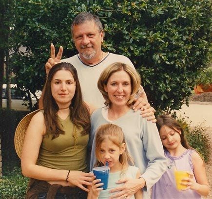 Dick, Ruth & Katie with Anitra and Rowan in 2000