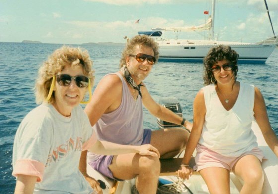 Ruth, Dick & Robin 5th Anniv in Tortola