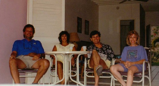 Dick, Robin, Bill & Ruth 5th Anniv in Tortola