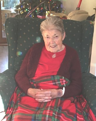 Christmas 2014 -Mum loved her tartan blanket!