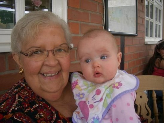 Doreen with her Grand daughter, Madeline