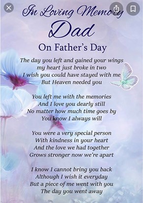 Father’s Day without you 