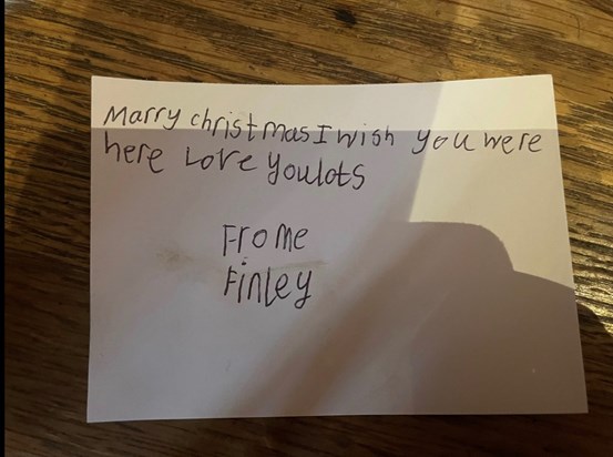 Message to you from Finley at St Albans Abbey