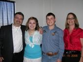Kirk, Meghan (Kirk's daughter), Wesley (Meghan's husband) and me