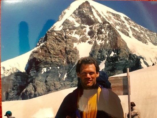 Top of the Jungfrau- the 1st time! 1994