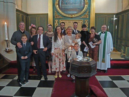 Jensen and Lilja’s christening at The Swedish Church 