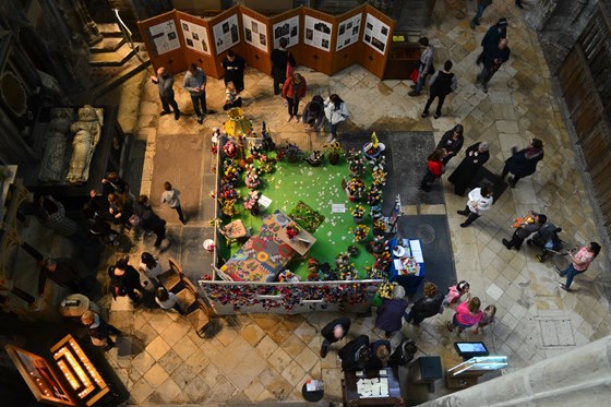 Work of Heart Installation in Gloucester Cathedral