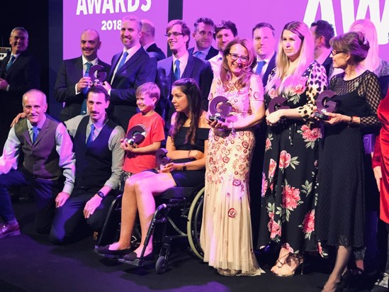 An unforgettable evening in London at the JustGiving Awards