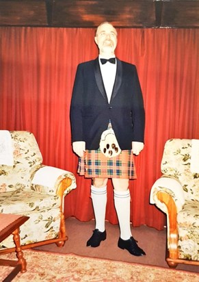 Dad in his Kilt