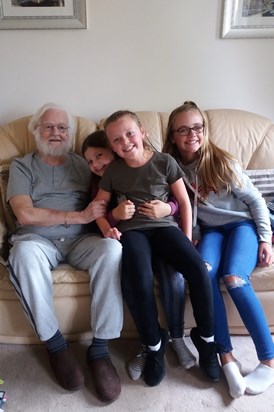 Grandad Cecil and the girls 💗