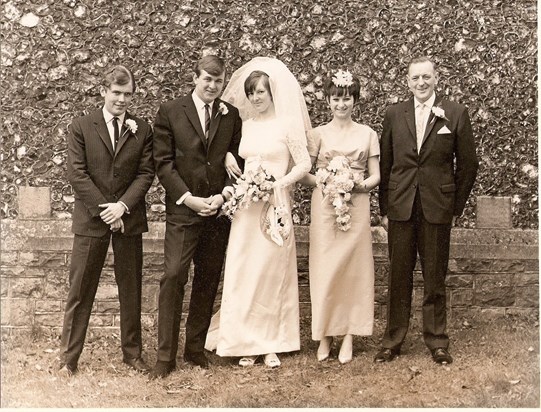 Russ, Doug, Pam, Liz & Ron - April 1966