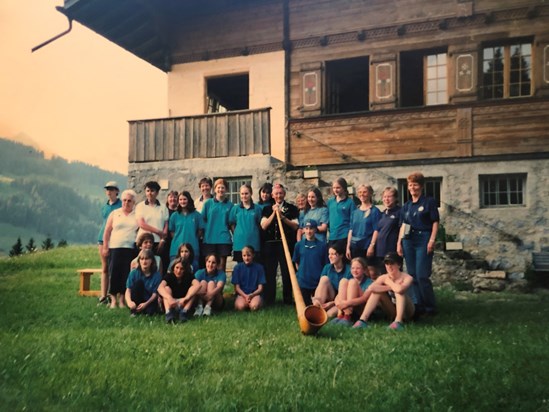 With Fritz the Alphorn player - he still plays today!