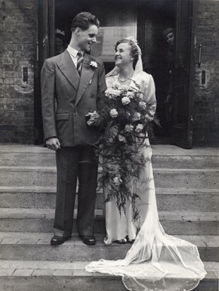 Peter marries Eileen in 1950