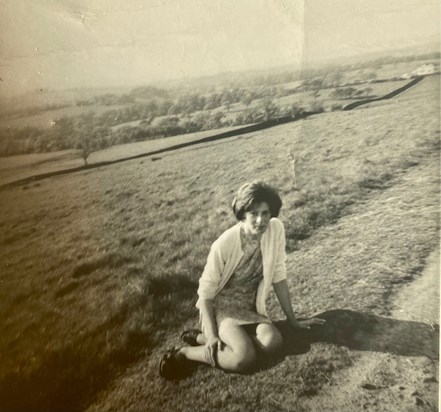 Denise at Lyme Park aged 16