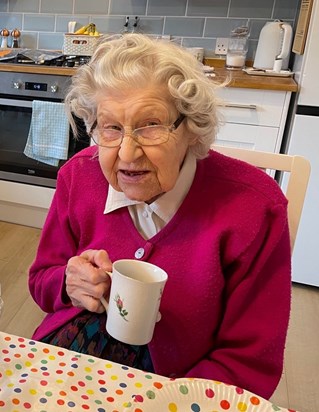 Barbara on her 93rd birthday