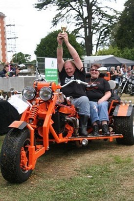 Winning best Trike in 2011 She loved riding this