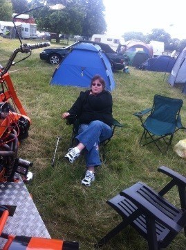 Jen at Rock and Bike 2011