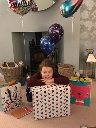 Happy 10th Birthday to our beautiful girl, with all our love Mummy, Daddy & Ollie xxx