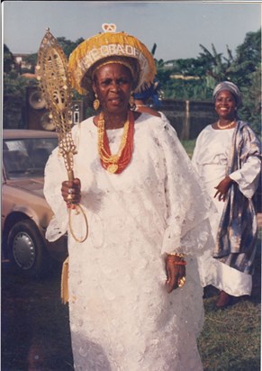 Mummy as Yeye Oba ofe Ifon- Osun 