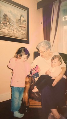 Nana and her two granddaughters 