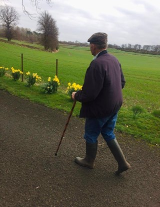 1.Front of Order of service - Dad heading off for the last time.jpg