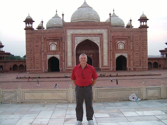 Dad in India
