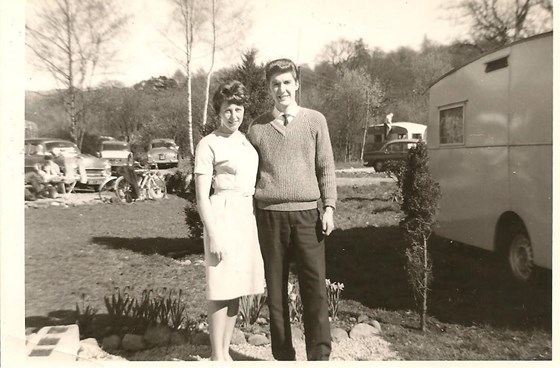 Alan & Beryl's first holiday together 1960's