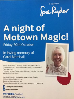 Come and join us for a night of music and dancing