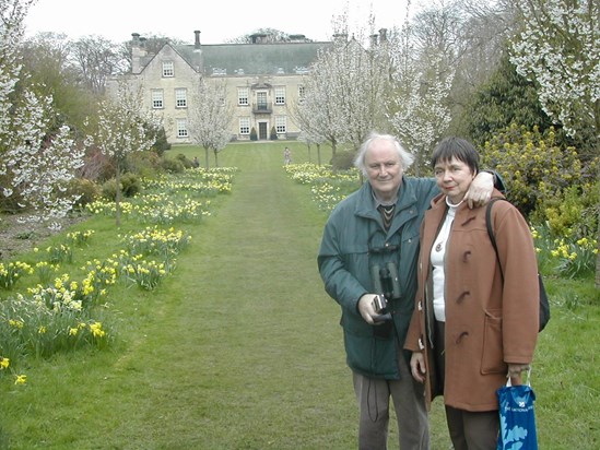 Parents on holiday in Yorkshire 2004.