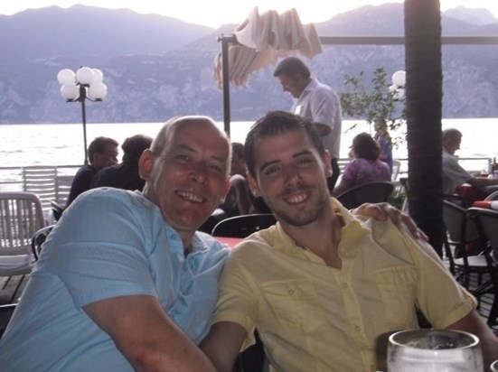 Dad and Dan in Italy