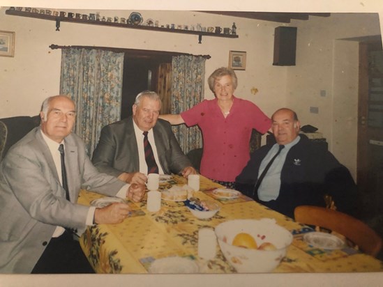 Stuart, Ron, Dilys and Mac (from left to right)