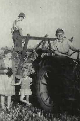 Driving the tractor c1941