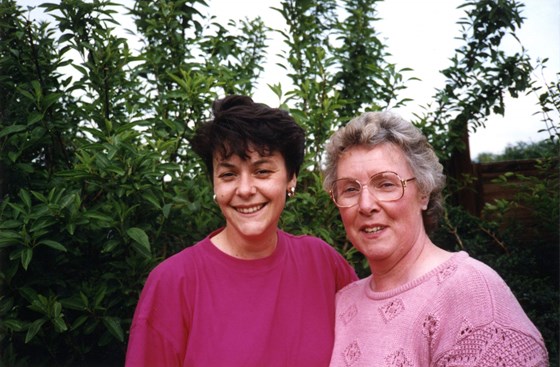 Annette with her loving mum