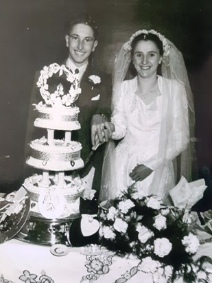 Cutting the cake