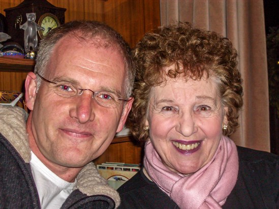 Tim with his favourite auntie Nora in 2004