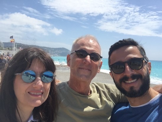 In Nice with Tim and Juan for the Cannes Film Festival, 2016