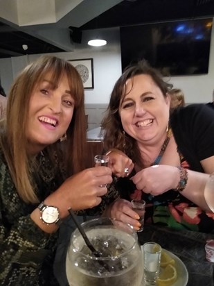 Caroline and Adele on the tequilas (June 2022)