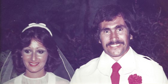 Claude & Ingrid's Wedding Day - 18 February 1977